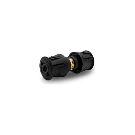 Pressure washer accessories: Karcher double head high pressure quick coupling, hose connection adapter 2 pack - Crezuo