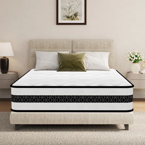 Yidatong – Matelas mémoire de forme 140x190 cm – Hauteur 25 cm – 8 zones de confort – Mousse polyuréthane haute densité – Hypoallergénique