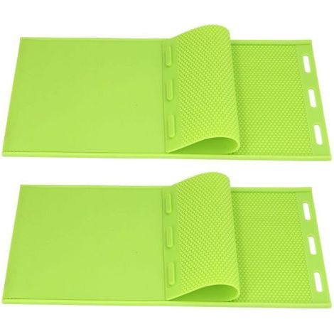 Beeswax Sheet Mold, 2 Pieces, 5.4mm Silicone Beeswax Sheet Mold, Beeswax Foundation Press Mold, Beekeeping Equipment (1/4)