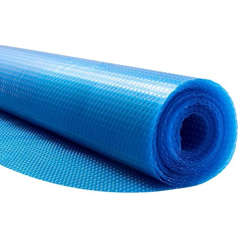 Bâche solaire ronde pour piscine de 7,32 m,couverture bulle de 16 mil,absorption de chaleur diurne,rétention nocturne,bleu (1/5)