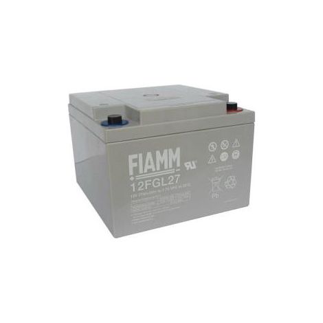 Fiamm - Batterie plomb AGM 12FGL27 12V 27Ah M5-F