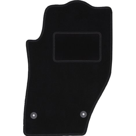 Alfombrilla de terciopelo para el conductor para: Peugeot 308 CC cabrio (2007-2013) negra (1/5)