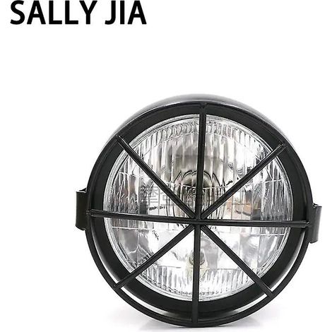 Convient aux phares modifiés à grille métallique pour moto Ranger GN CG125 (verre et grille blancs). (1/5)