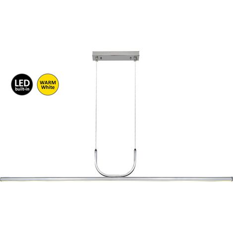 Lampada a sospensione LED 25W cromata Elia Rabalux (1/5)