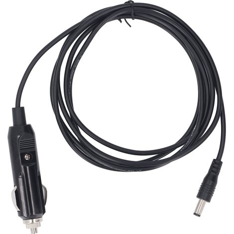 Remplacement de câble d'alimentation cc satellite rectangulaire pour mini chargeur allume-cigare de voiture 18AWG 5m 16,5 pieds (1/5)