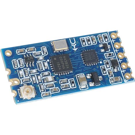 Module de port série sans fil HC-12 SI4463, portée de 1000 m, avec antenne à ressort, 433,4-473,0 MHz (1/5)