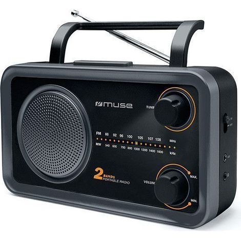 radio portatile analogica nera - m06ds - muse (1/3)