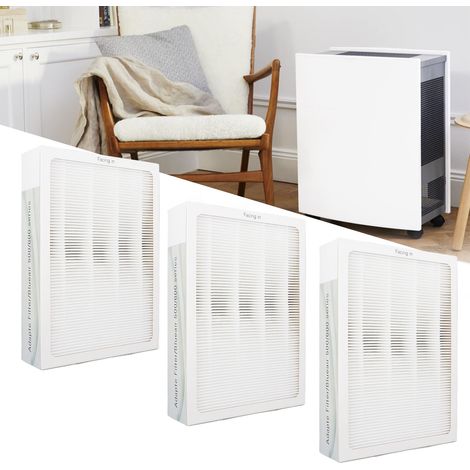 Lot de 3 filtres composites de rechange pour purificateurs d'air Blueair série 500/600 (filtres anti-fumée SmokeStop). Compatibles avec les modèles 680i, 501, 503, 505, 510, 550E, 555EB, 601, 605 et 6 (1/5)