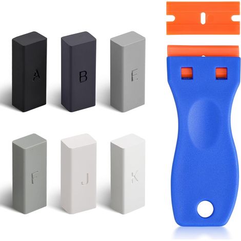 Lot de 6 Kit de Réparation de Cire dure, Cire de réparation de meubles pour Bois/Carrelage/Parquet/Laminé/Vinyle/Linoleum, Mastic de Cire pour les Rayures et les Trous tous les Meubles en Bois, Sol (1/5)