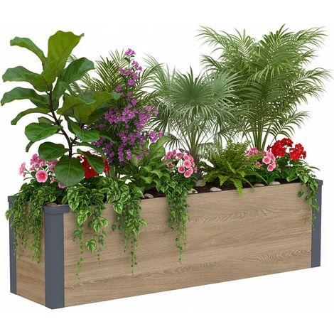 Westmann Pflanzkasten 100x25x27 cm holzoptik