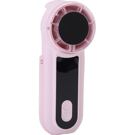 Ventilateur portatif 13 000 tr/min, Turbine haute vitesse pour voyage Camping, 5 vitesses de vent, batterie 3600 mAh, affichage numérique (1/5)