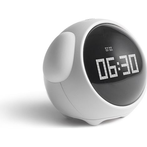 Despertador creativo para dormitorio, mesita de noche, residencia estudiantil, reloj electrónico, luz nocturna LED, despertador de dibujos animados para estudiantes y niños. (1/5)