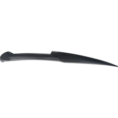 Spoiler trasero, con aspecto de fibra de carbono, compatible con vehículos de lujo, como se muestra. (1/2)