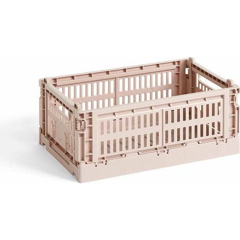 HAY Colour Crate Blush Korb aus Recyceltem Material