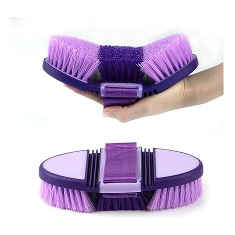 Brosse à cheval, brosse douce, poils de cheval, massage, toilettage des chevaux, renouvellement de fourrure, racine, accessoires pour le nettoyage des chevaux (1/5)
