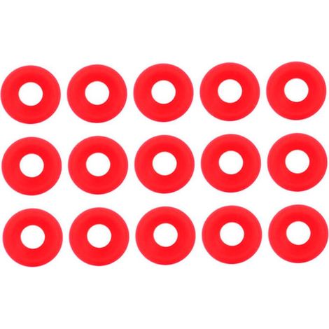 25 rote Grolsch Silikondichtungen für Bügelverschlussflaschen, zum Heimbrauen von Bier. (1/5)