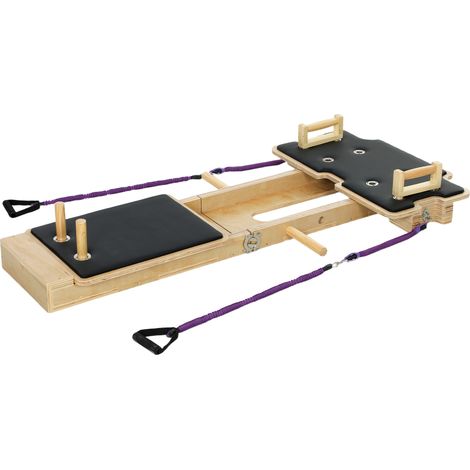 Pilates Reformer Multifonctionnel avec Bandas de Resistencia Asas para Casa Gimnasio Naturel (1/5)