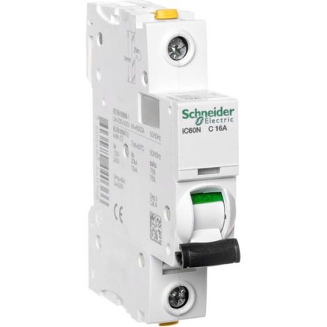 Disyuntor 1P C 16A 6kA CA iC60NC16 A9F04116