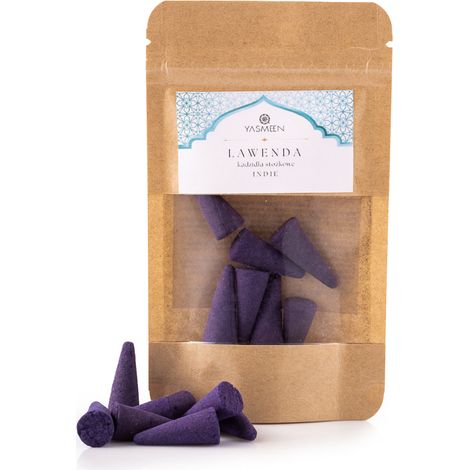 Conos de incienso de lavanda Yasmeen, 15 unidades. (1/2)