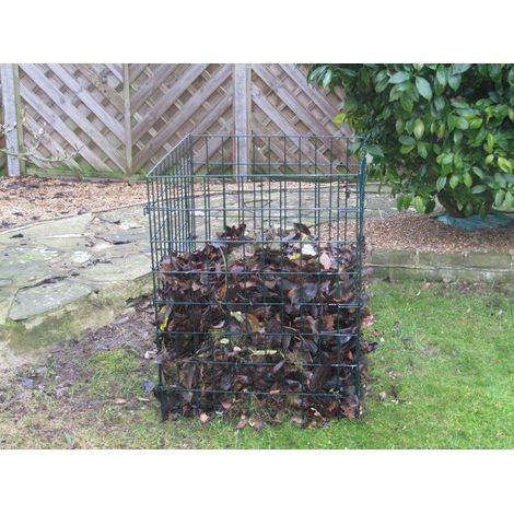 Composter 91 cm For Waste Management Steel Outdoor Garden Pride