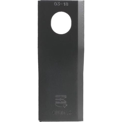 Cuchilla izquierda de segadora v谩lida para Taarup 126x47x4 orif. oval 23x20,5 (paqu. 25 uds.) UNIVERSAL KT56110900KR