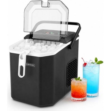 Machine à Glaçons Noire Cubeo Black De La Marque Kitchencook