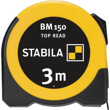 Stabila BM150 Top Read Pocket Tape Measure 3m Metric