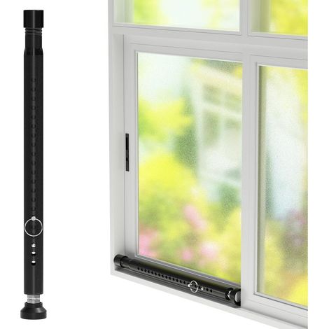 120cm Security Bar, Adjustable Window Door Lock, Window Security Bar, Diameter 25mm, Window Lock Bar for Home (1/5)