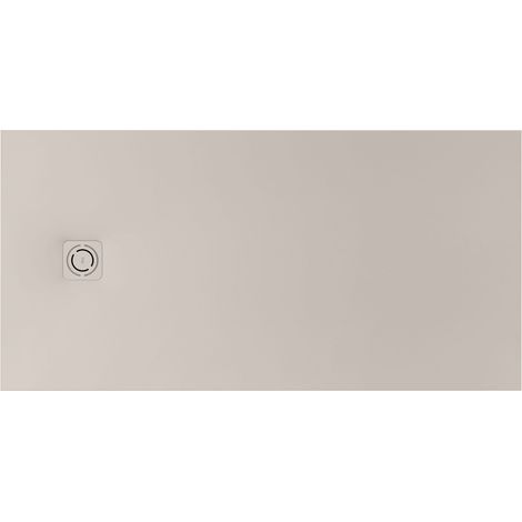 Receveur de douche extra plat en Stonex® Terran-N+Grille Twist - 1200x900mm - Beige (1/2)