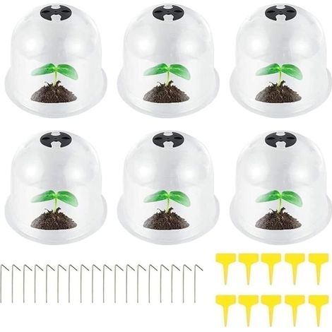 6 PCS Bâche de protection contre le gel pour plantes en plein air - Protection contre le gel des plantes contre le gel, les escargots et les oiseaux (1/5)