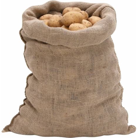 Sacs en jute 10 pcs 60x105 cm 100 % jute 220 g/m² CFW947522 (1/5)