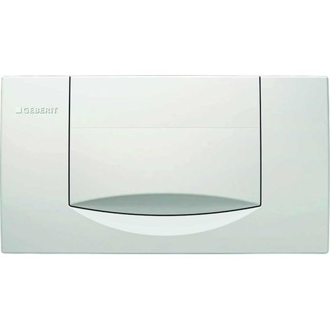 Placca di comando monotasto per cassette di risciacquo a incasso 34x18.5x3.9 cm - Bianco (1/4)