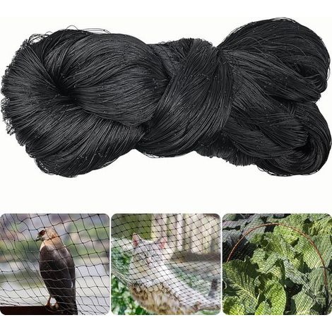 Rete anti-uccelli - 10 x 10 m - Rete anti-uccelli - Rete di protezione per uccelli - Rete da giardino - Rete anti-insetti da giardino - Accessori da giardino - Protezione per laghetti - Protezione per (1/5)