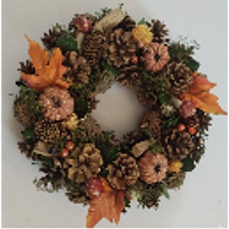 HERBSTKRANZ D35CM - Feeric lights & christmas