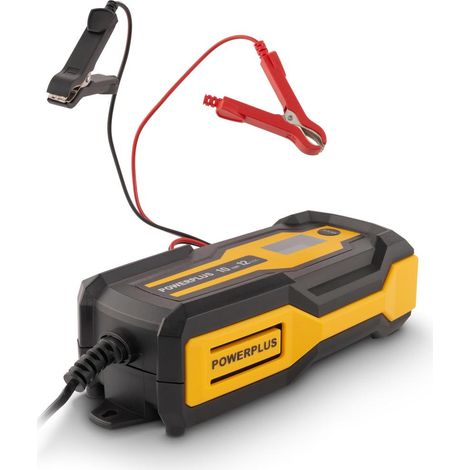 Powerplus Chargeur de Voiture Intelligent POWX4207 - Chargeur Batterie 12V - 3 à 200 Ah - Mode Hiver et Charge de Maintien (1/5)
