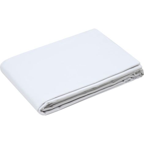 Stof - Drap Plat - Taille 180X290 Cm - Qualité Percale De Coton - 100% Coton Certifié Oeko-Tex - Couleur Blanc - Modèle Elysée - Linge De Lit Pour Maison - Doux Et Confortable