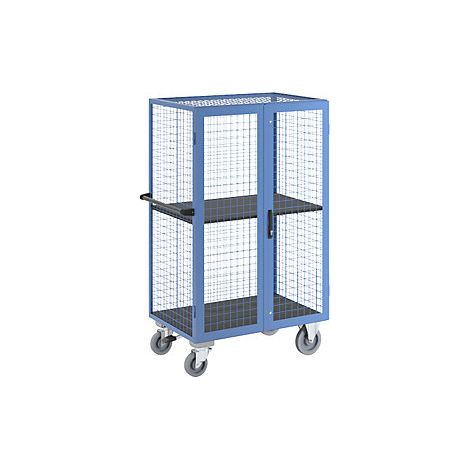 eurokraft pro  Carrello a ripiani  porta a doppia anta e