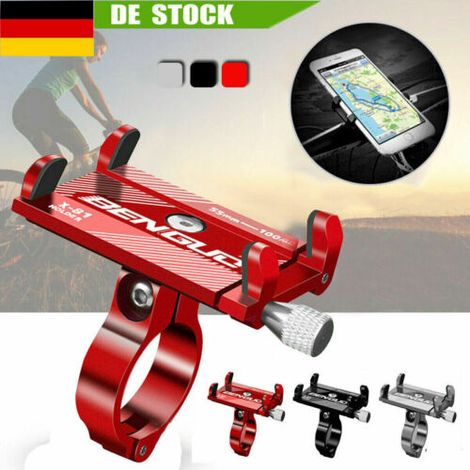 Support Téléphone Portable Pour Vélo - En Alliage D'aluminium - Compatible Guidon Et Tige De Fourche - Largeur 50 À 100 mm - 1 Pièce (1/5)