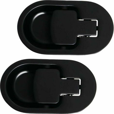 Levier de Fauteuil et Canapé Inclinable Relax, Manche en Métal D'aluminium Solide Noir sans Cable (2 Pièces),dolaso (1/5)