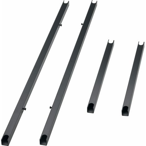Elica KIT0166768. Materiali: Metallo, Colore del prodotto: Nero, Adatto per materiali: Metallo, Legno. Quantità per pacco: 4 pz