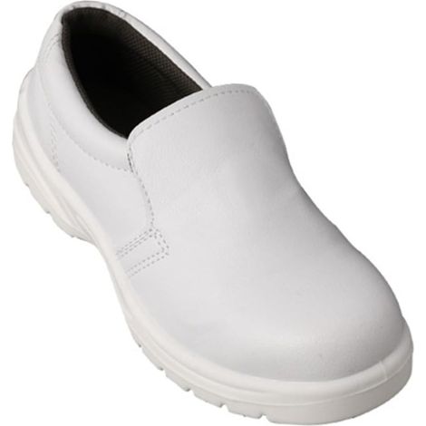 Chaussures de Sécurité Blanches Légères et Respirantes pour Travail Antistatiques et Anti-écrasement Protection Professionnelle pour Hommes et Femmes (1/5)