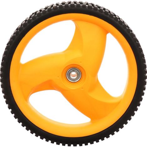 Roue de tondeuse à gazon 293MM McCulloch 5324035-09, 5324327-49, d'un diamètre de 293 mm, adaptée aux tondeuses à gazon McCulloch. (1/5)
