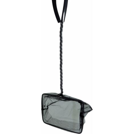 Epuisette filet noir, maille moyenne, 12 cm x 11 x 37 cm, aquarium - zolux (1/4)