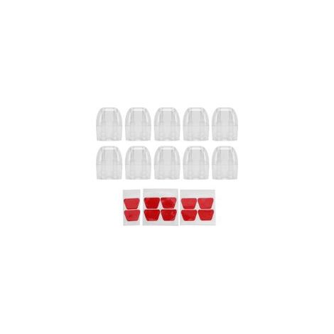 Sifflets de cerf adhésifs pour voiture, 10 pièces, dispositifs d'avertissement pour véhicules, camions, motos, transparents