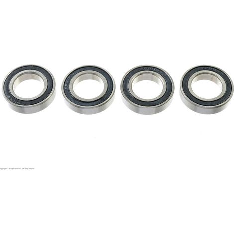 Revtec - Ball Bearing - Chrome Steel - ABEC 3 - Rubber Shielded - 12X21X5 - 6801-2RS - 4 pcs
