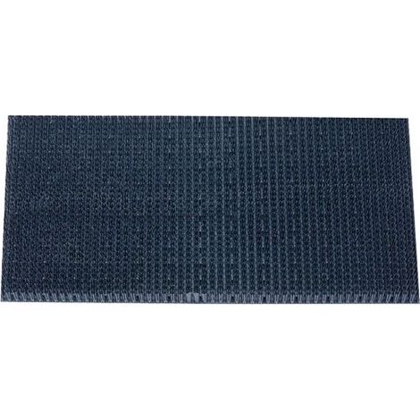 Tapis d'entrée gris 40x60 cm extérieur – 100 % polyéthylène durable – Facile à entretenir – Pour usage extérieur – (1/2)