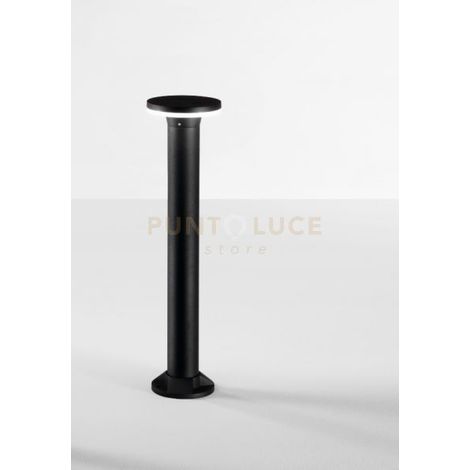 VIALE PALETTO DA ESTERNO 4000K 720LM 12W IP65 NERO  H.60CM