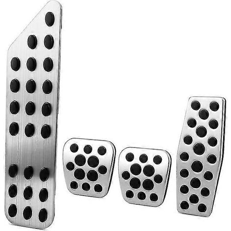 Couvre-pédales en acier inoxydable pour Chevrolet Cruze, Trax, Malibu, Opel Mokka (2013-2015), Astra J et Insignia - Pédales - 4 pièces MT (sans clips) (1/5)