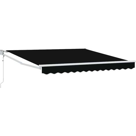 Maison Exclusive - Markise Schwarz 300 x 250 x 165 cm Polyester