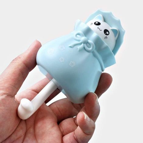 Gancio adesivo per bambini, gancio adesivo per asciugamani, gancio da parete a forma di animale, ganci adesivi decorativi per abiti, cappotti, asciugamani, 4 pezzi (1/4)